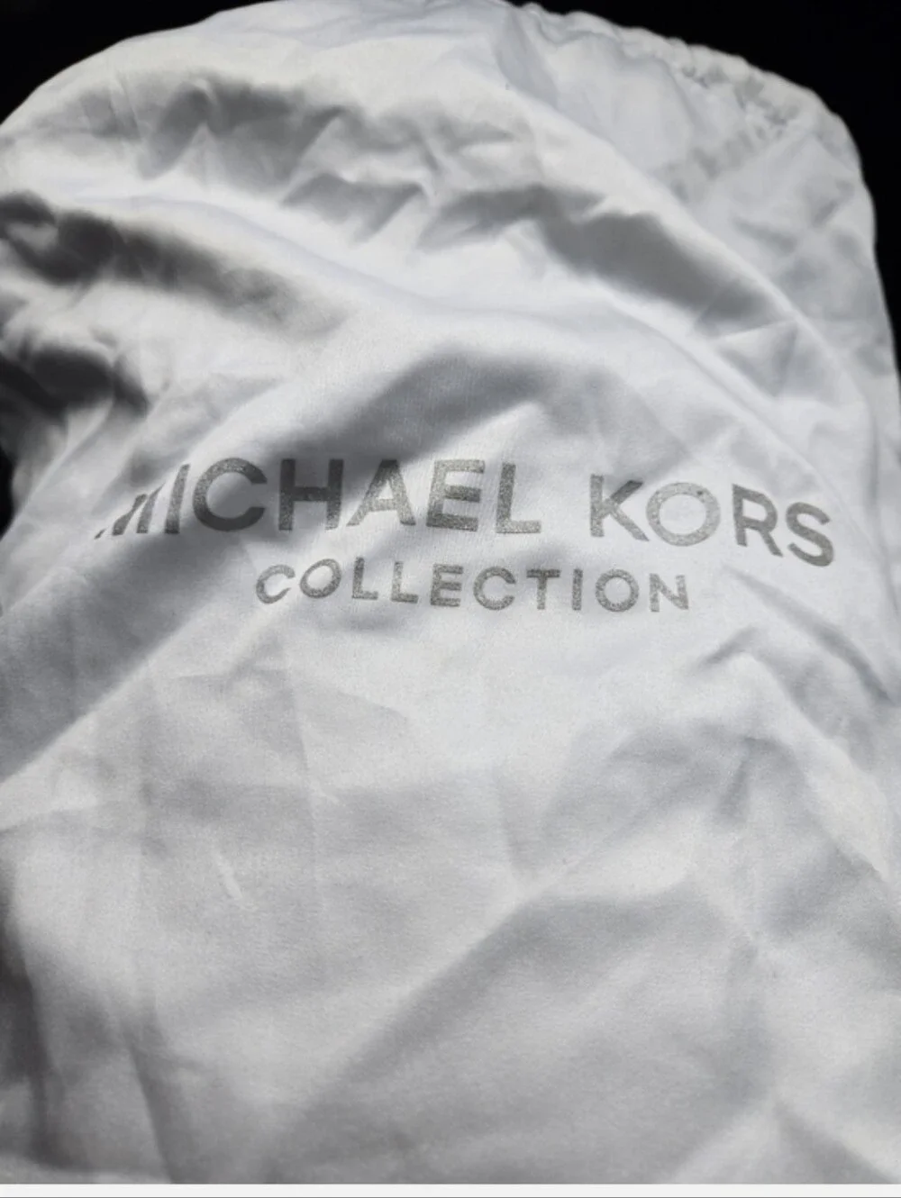 Michael Kors Collection Black Leather Chain Shoulder Bag NWOT